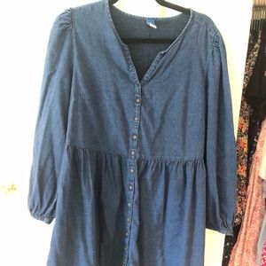 Old Navy Chambray Dress